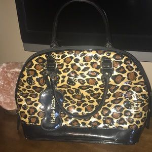 Leopard Hello Kitty purse
